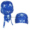 China OEM Produce Customized Logo Printed White Spider Webs Promotional Headscarf Head Wrap